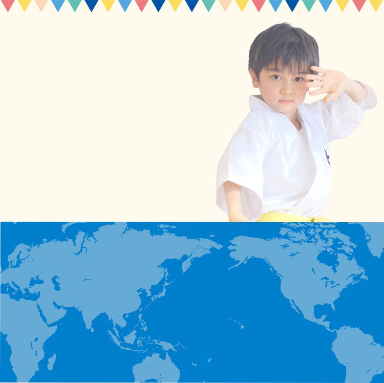 男の子の写真と背景